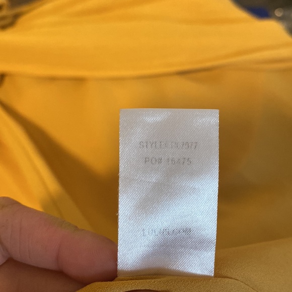 Lulu's Harbor Point Mustard Yellow Wrap Dress Pre-owned - Picture 7 of 8